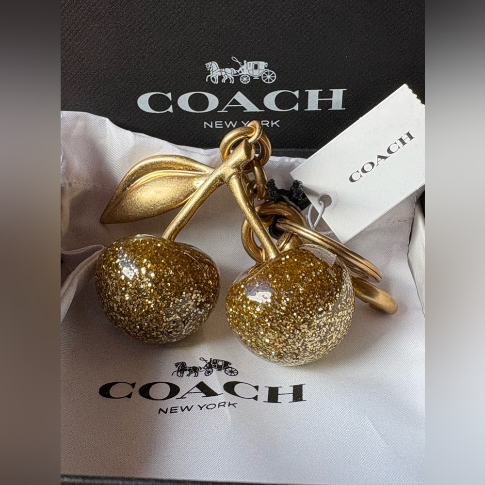 🍒 CHERRY BAG CHARM 🍒NWT 🍒 - Picture 5 of 16